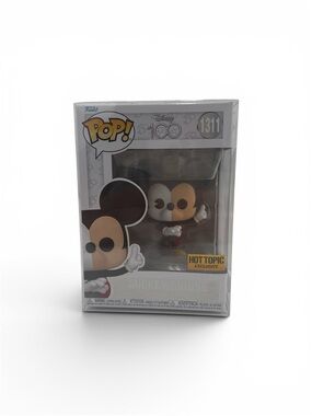 Funko Disney 100 Mickey Mouse Pop! Figure - Black, White, Tan, Red